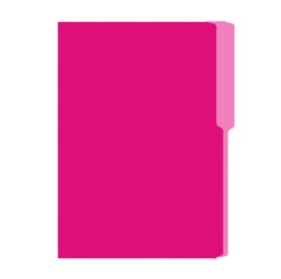 Folder Oficio, 100 unidades, Fucsia