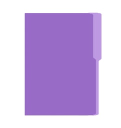 Folder Oficio, 100 unidades, Lila