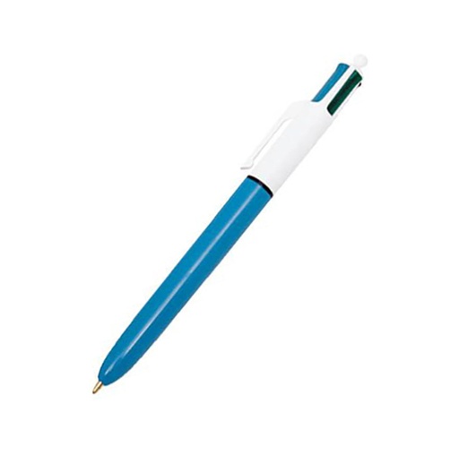 Bolígrafo Bic, 4 Minas, Colores Clásicos, 12 unidades
