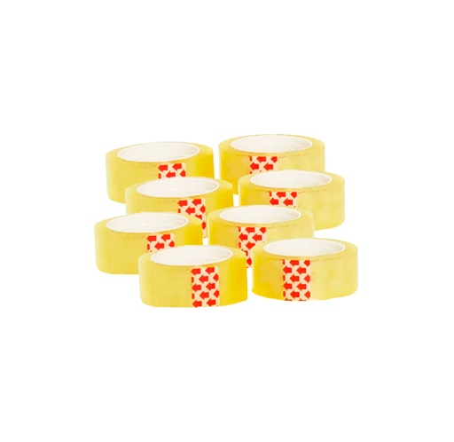 Tape ICO de 3/4", 8 unidades. Amarillo.
