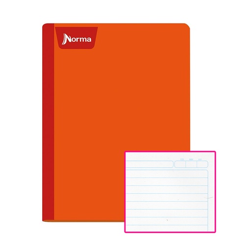 Cuaderno Cosido Colores sólidos Norma 100H, Líneas