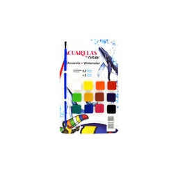 Acuarela Tucán Watercolor, 12 colores