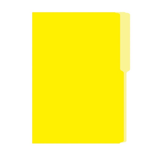 Folder Oficio Bold Office, 100 unidades, Amarillo