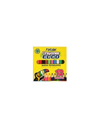 Crayón Ecco Corto Tucán, 12 colores