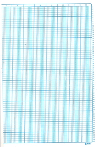Block Tabular 12 columnas para Contabilidad, Yots, 50 hojas